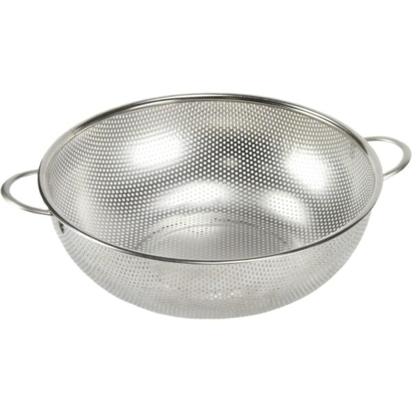 Chef Craft Select Microperforated Colander, 1.5 quart, Stainless Steel