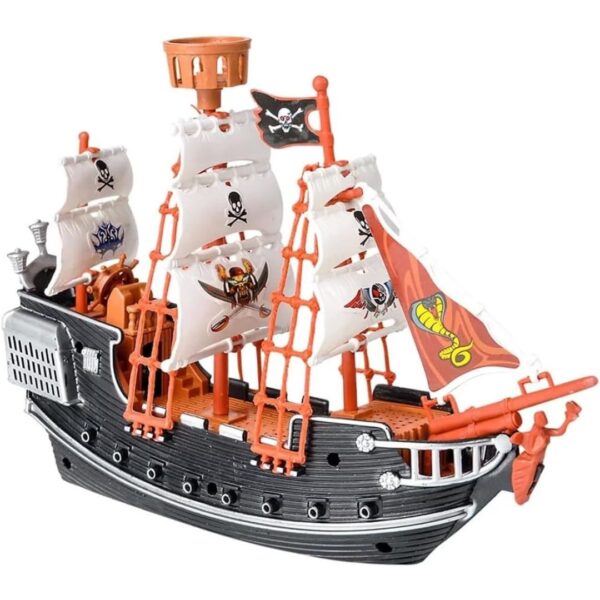 Rhode Island Novelty 10 Inch Pirate Boat, One Per Order