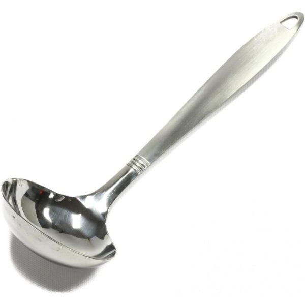 Chef Craft Select Cooking Ladle, 11.5 inch, Stainless Steel