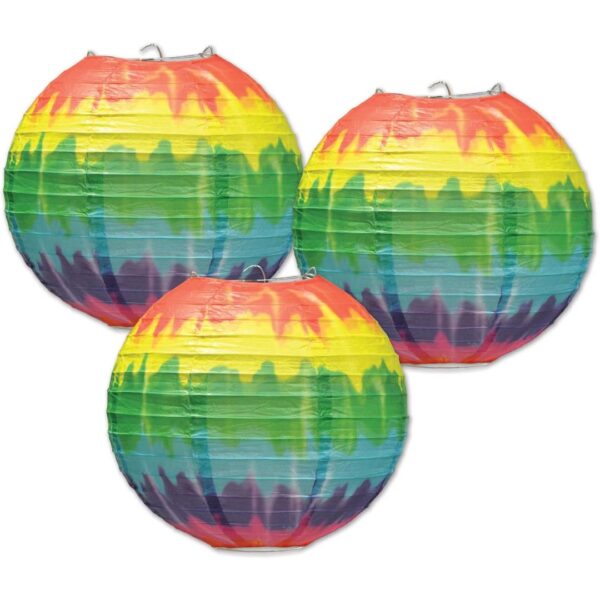 Beistle Tie Dye Lanterns