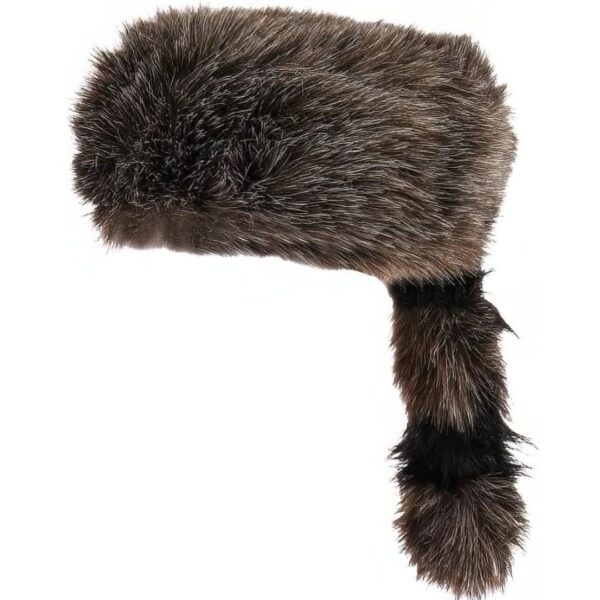 Rhode Island Novelty Raccoon Tail Hat, One Per Order