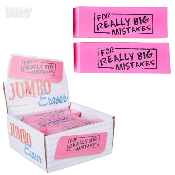 Rhode Island Novelty Jumbo Big Mistake Wedge Eraser, One Per Order - Image 2