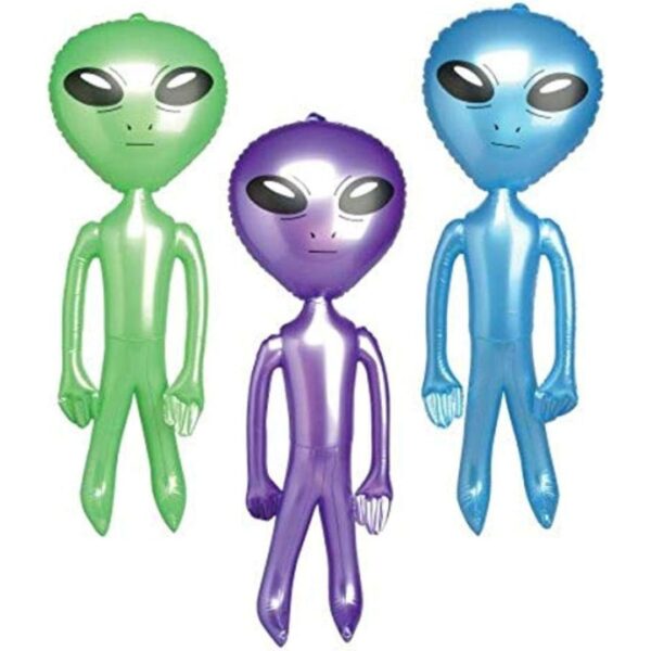 Rhode Island Novelty 24 Inch Alien Inflates Assorted Colors 12 Per Order - Image 2