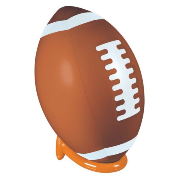 Beistle 3 FT 2 in Large Inflatable Football and Tee Set for Game Day Party Decorations, Sports Theme Photo Props