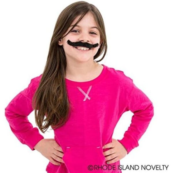 Rhode Island Novelty 3.5 Inch Mustaches, 4 Packs of 3 mustaches (12 total) - Image 4