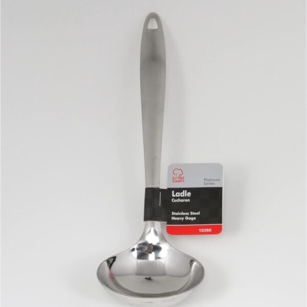 Chef Craft Select Cooking Ladle, 11.5 inch, Stainless Steel - Image 2