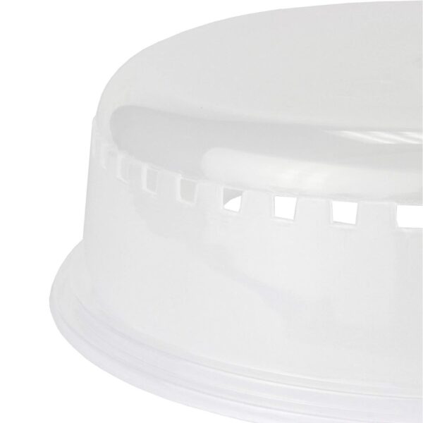 Chef Craft Classic Microwave Cover, 10 inches in diameter, Clear - Image 2