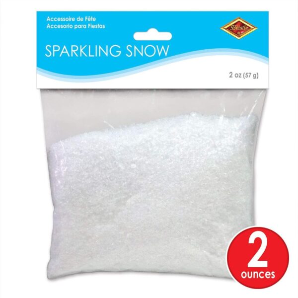 Beistle Sparkling Snow, 2-Ounce, White - Image 2