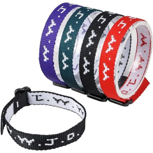 Rhode Island Novelty W.W.J.D. Webbing Bracelets, Twelve Per Order