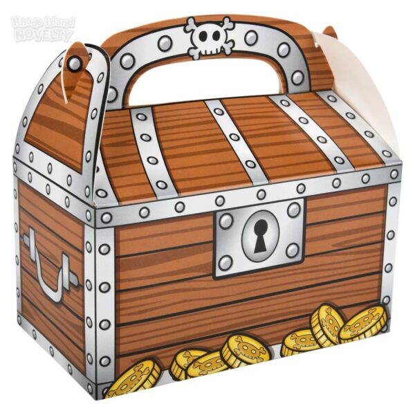 Rhode Island Novelty 6.25 Inch Treasure Chest Treat Boxes - Image 2