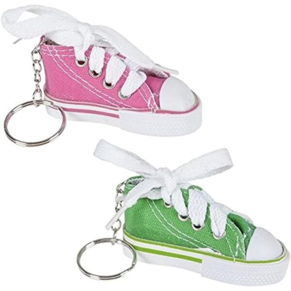 Rhode Island Novelty 3 Inch Chuck Sneaker Shoe Keychains Lot of 12 Assortments May Vary - Image 3