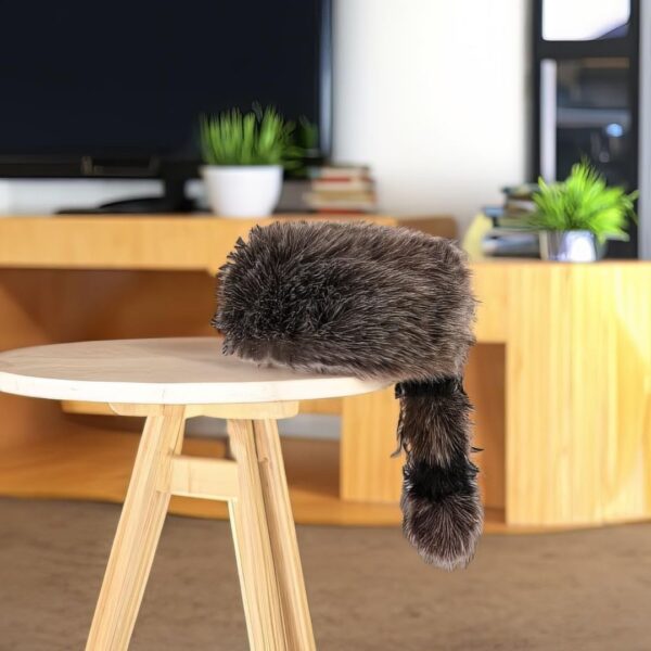 Rhode Island Novelty Raccoon Tail Hat, One Per Order - Image 3