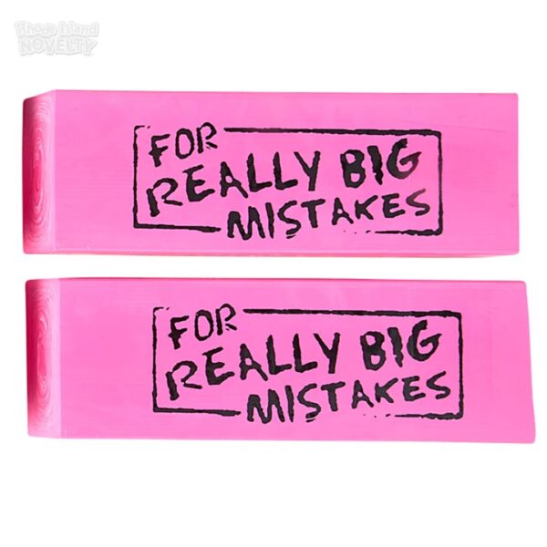 Rhode Island Novelty Jumbo Big Mistake Wedge Eraser, One Per Order