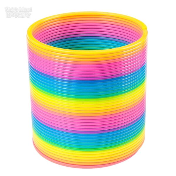 Rhode Island Novelty 7" (175MM) Rainbow Jumbo Coil Spring