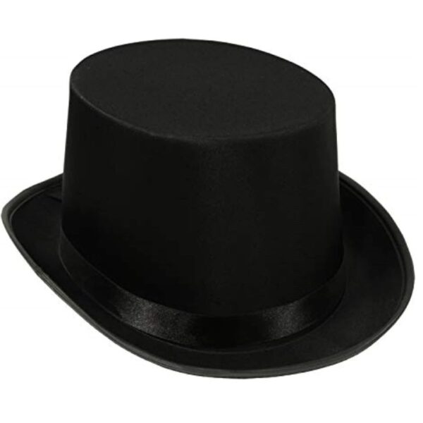 Beistle Satin Sleek Top Hat | Black - Image 2