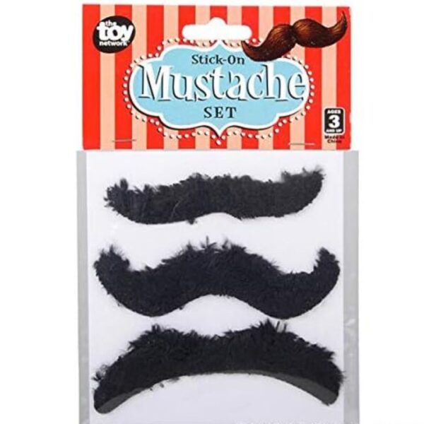 Rhode Island Novelty 3.5 Inch Mustaches, 4 Packs of 3 mustaches (12 total) - Image 5