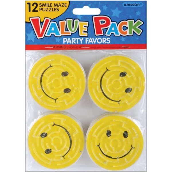 Amscan Party Favors 12/Pkg-Smile Maze Puzzles - Image 3