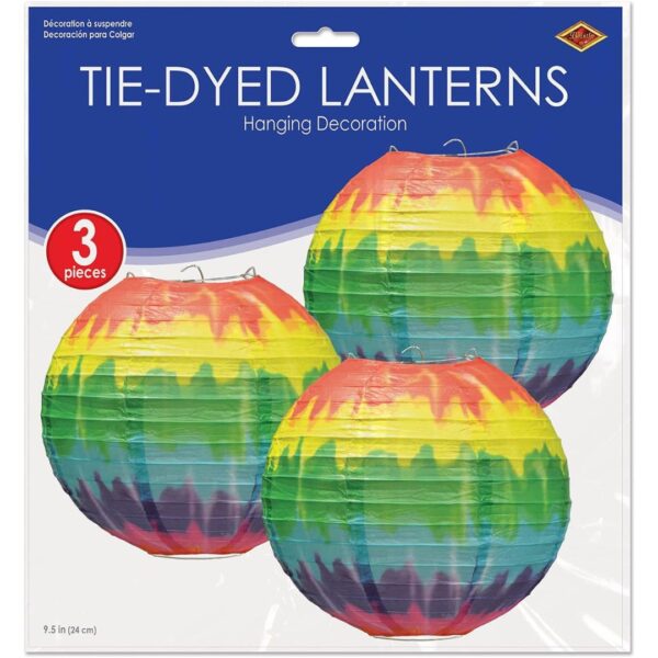 Beistle Tie Dye Lanterns - Image 3