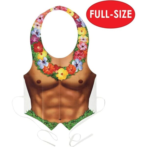 Pkgd Plastic Hula Hunk Vest Party Accessory (1 count) (1/Pkg) - Image 3