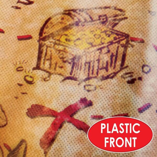 Plastic Treasure Map Party Accessory (1 count) (1/Pkg) - Image 3