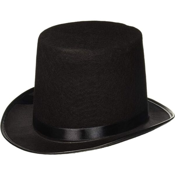 Rhode Island Novelty Deluxe Black Magician Butler Formal Costume Top Hat, One Per Order - Image 3