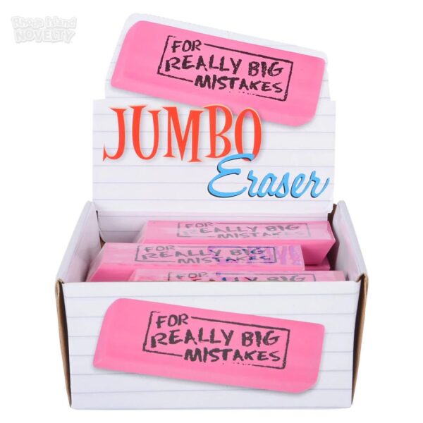 Rhode Island Novelty Jumbo Big Mistake Wedge Eraser, One Per Order - Image 4