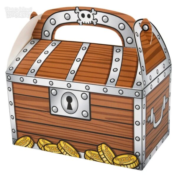 Rhode Island Novelty 6.25 Inch Treasure Chest Treat Boxes - Image 3