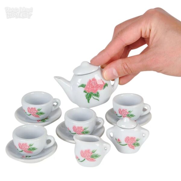 Rhode Island Novelty 13 PC Ceramic Tea Set - Image 4