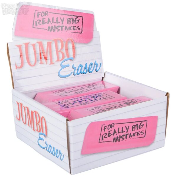 Rhode Island Novelty Jumbo Big Mistake Wedge Eraser, One Per Order - Image 3