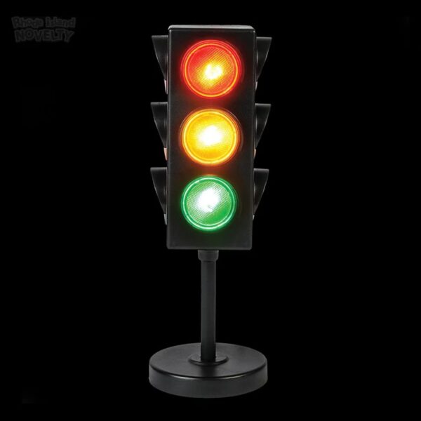 Rhode Island Novelty Eltrali 8 Inch Traffic Light Table Lamp - Image 3