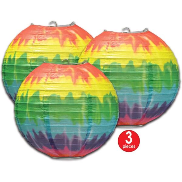 Beistle Tie Dye Lanterns - Image 4