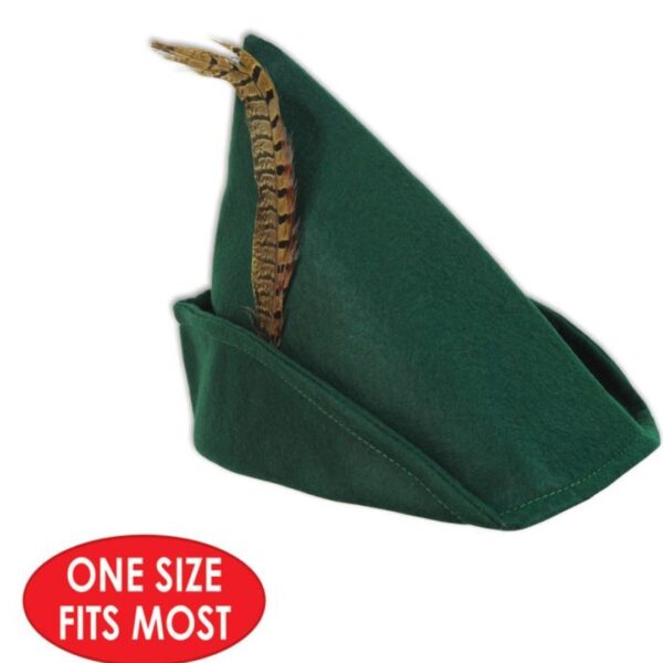 Beistle 60342 Felt Robin Hood Hat, One Size, Multicolor - Image 5