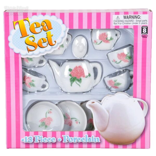 Rhode Island Novelty 13 PC Ceramic Tea Set