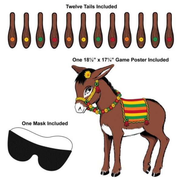 Donkey Game (mask & 12 tails included) Party Accessory  (1 count) (1/Pkg) - Image 2