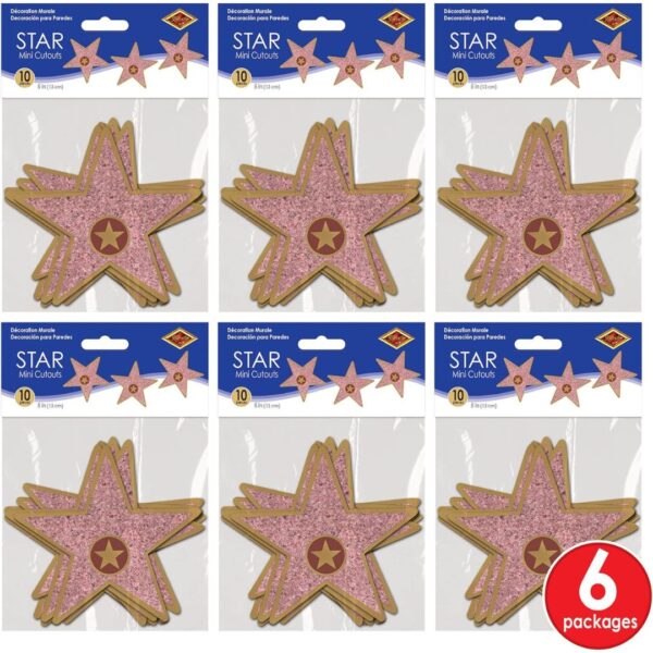 Mini Star Cutouts Pack of 6 - Image 2