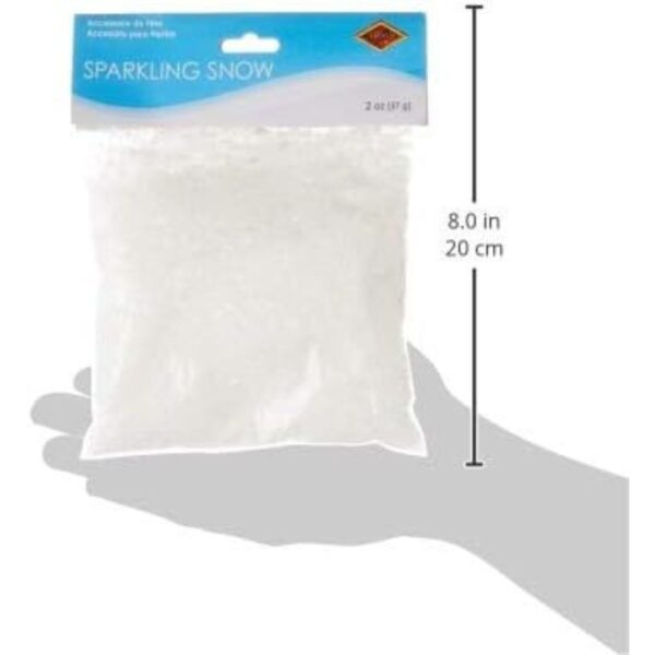 Beistle Sparkling Snow, 2-Ounce, White - Image 5