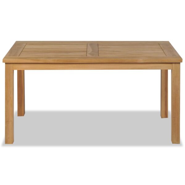 vidaXL Coffee Table Teak 35.4"x19.7"x17.7" - Image 2