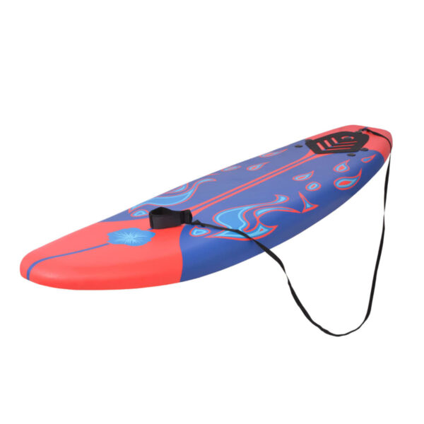 vidaXL Surfboard Blue and Red 66.9" - Image 2