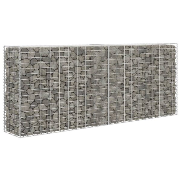 vidaXL Gabion Basket Galvanized Steel 33.5"x11.8"x78.7"