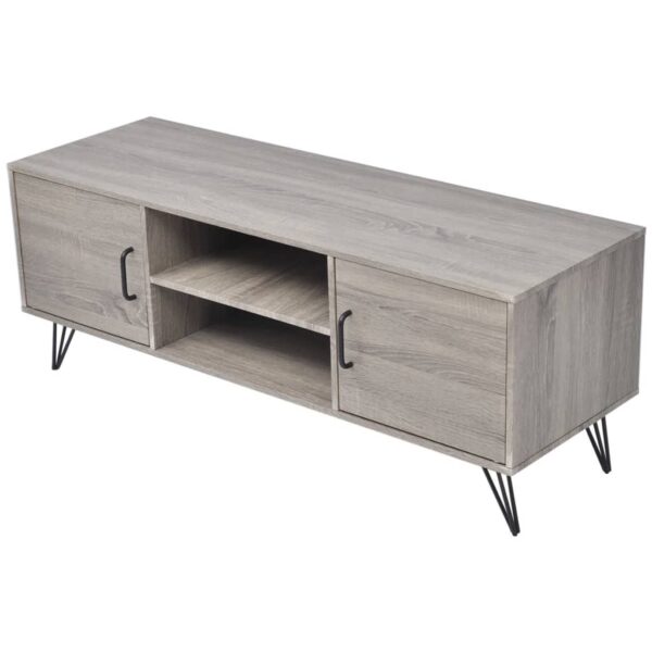 vidaXL TV Stand 47.2"x15.7"x17.7" Gray