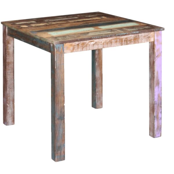 vidaXL Dining Table Solid Reclaimed Wood 31.5"x32.3"x30"