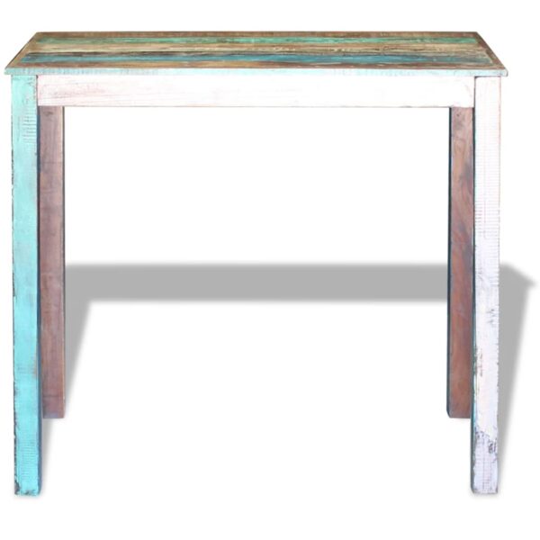 vidaXL Bar Table Solid Reclaimed Wood 45.3"x23.6"x42" - Image 6