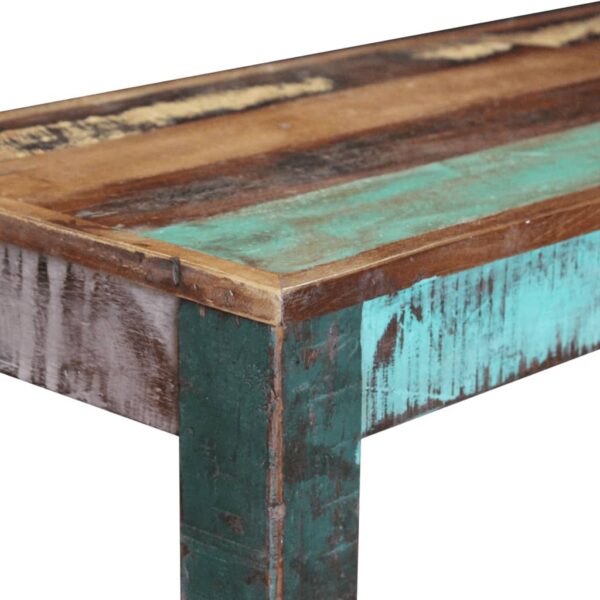 vidaXL Bench Solid Reclaimed Wood 43.3"x13.8"x17.7" - Image 7