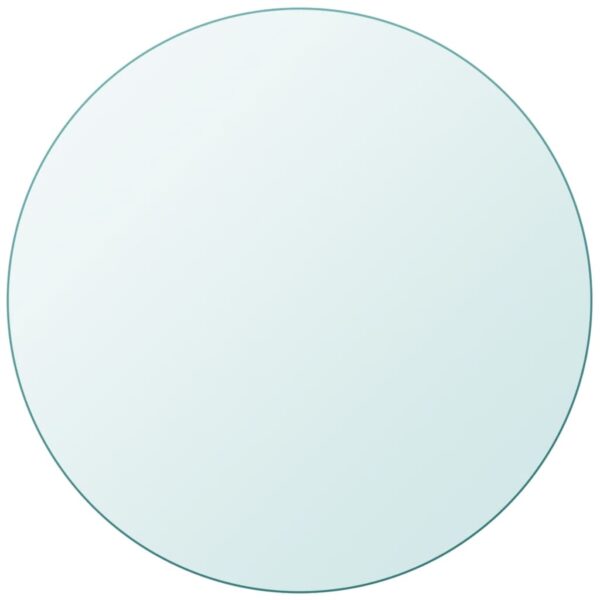 vidaXL Table Top Tempered Glass Round 31.5"