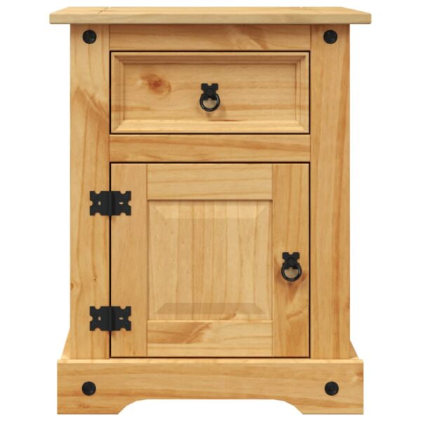 vidaXL Bedside Cabinet Mexican Pine Corona Range 20.9"x15.4"x26" - Image 3