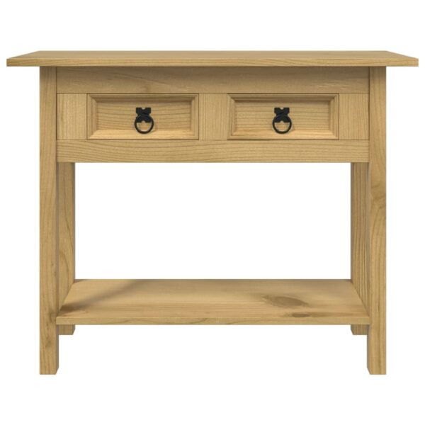 vidaXL Console Table Mexican Pine Corona Range 36.6"x13.6"x28.7" - Image 3