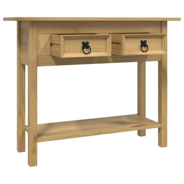 vidaXL Console Table Mexican Pine Corona Range 36.6"x13.6"x28.7" - Image 4