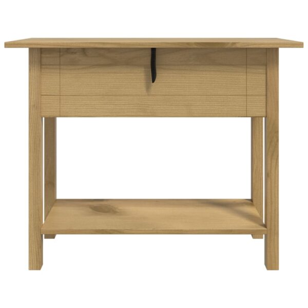 vidaXL Console Table Mexican Pine Corona Range 36.6"x13.6"x28.7" - Image 6