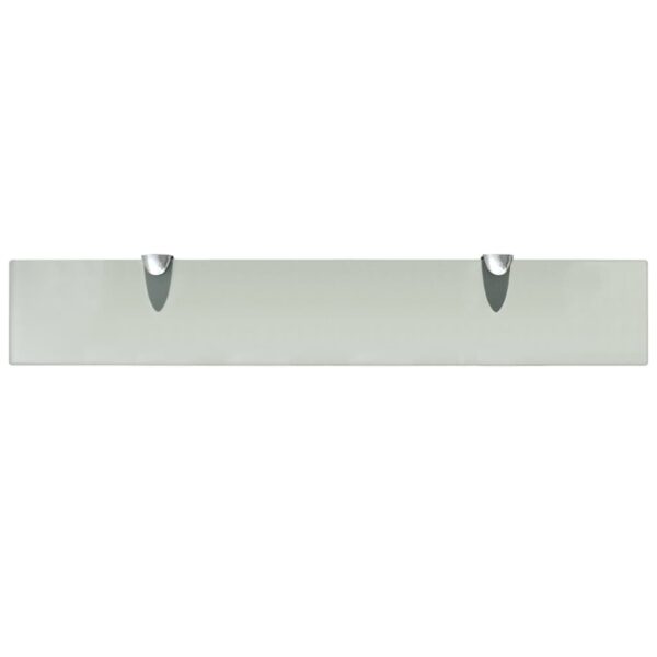 vidaXL Floating Shelf Glass 23.6"x3.9" 0.3" - Image 3