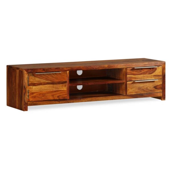 vidaXL TV Stand Solid Wood Sheesham 47.2"x11.8"x11.8"